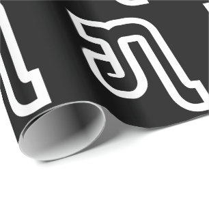 Lao/Laos nummer sju / 7 / ໗ (Jet/chet) laotiska Presentpapper
