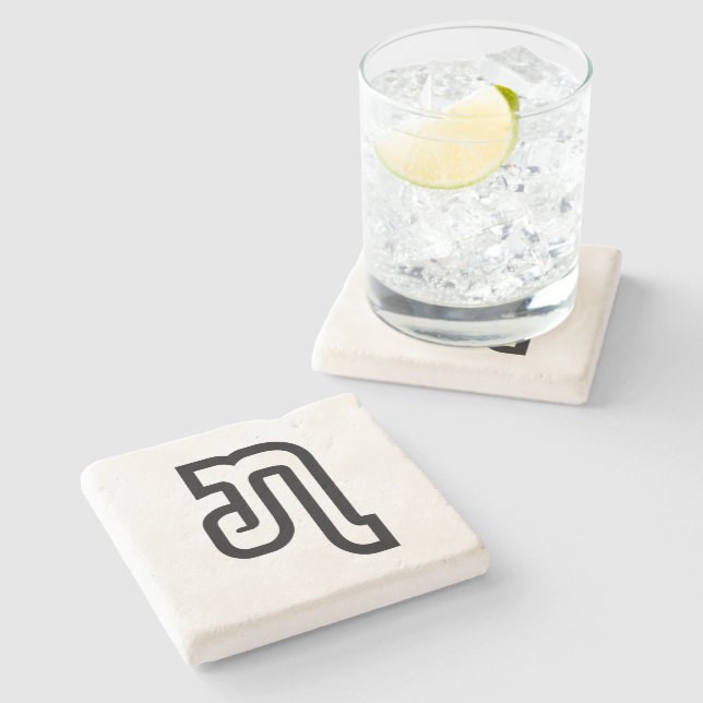 Lao/Laos nummer sju / 7 / ໗ (Jet/chet) laotiska Stenunderlägg (Sidan)