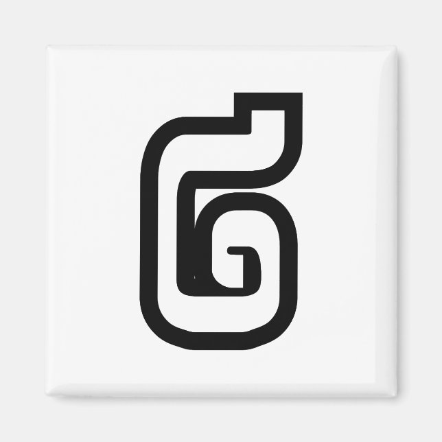 Lao/Laos nummer två / 2 / ໒ (Sång) laotier Magnet (Framsidan)