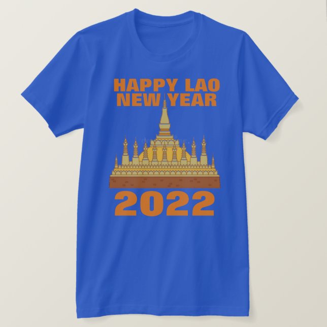 Lao New year Vientiane 2022 T Shirt (Design framsida)