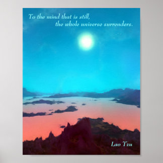 Lao Tzu Anpassningsbar Quote Aquarius Prime Scifi  Poster