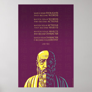 Lao Tzu citat: Poster