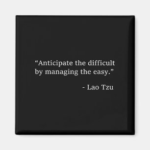 Lao Tzu Management Chinese Östra Philosophy Wisd Magnet