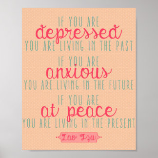 Lao Tzu Motivational Quote Print - 8 x 10 tum Poster