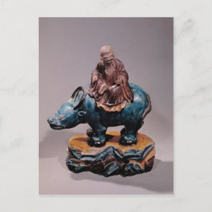 Lao-Tzu på sin Buffalo, Qing dynasty Vykort