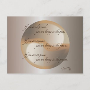 Lao Tzu Peace Vykort