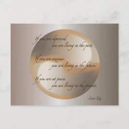 Lao Tzu Peace Vykort