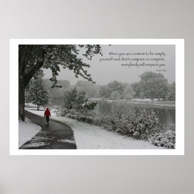 Lao Tzu Quote II Poster (Framsidan)