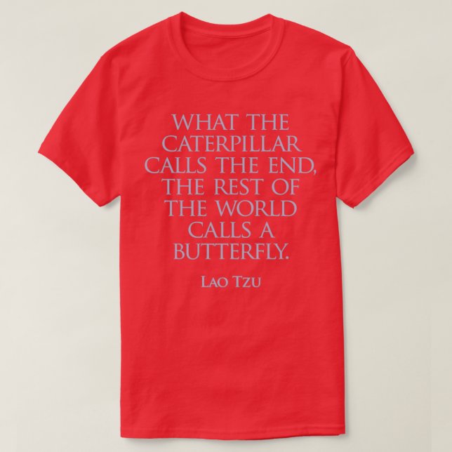 Lao Tzu, vattenpelaren T Shirt (Design framsida)