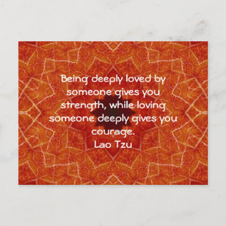 Lao Tzu Wisdom Quoting Say Vykort