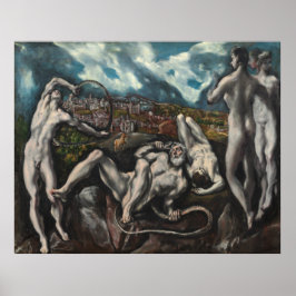 Laocoon av El Greco Poster