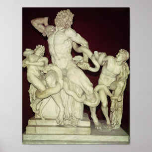 Laocoon Hellenistic original, 1st århundrade Poster
