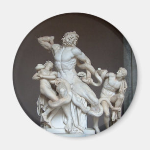 Laocoön och hans Sonsstaty i det Vatican museet Magnet