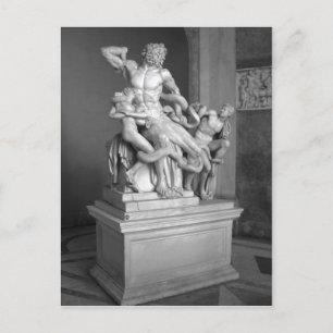 Laocoon Sculpture in the Vatican Museum, Rom. Pic Vykort