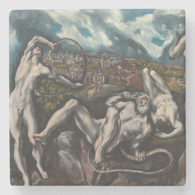 Laocoon vid El Greco Stenunderlägg (Framsidan)