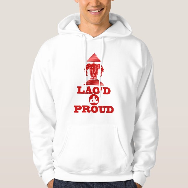 LAO'D & PROUD HOODIE (Framsida)