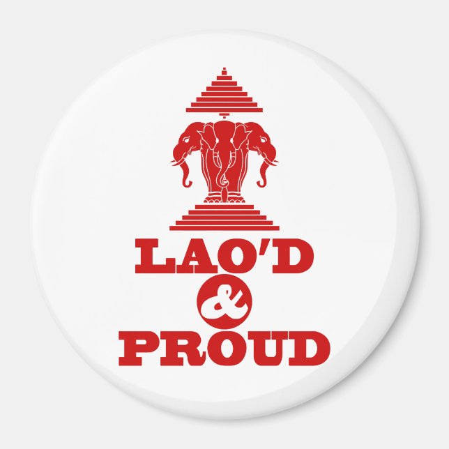 LAO'D & PROUD MAGNET (Framsidan)