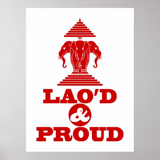 LAO'D & PROUD POSTER (Framsidan)