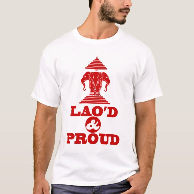LAO'D & PROUD T-SHIRT (Framsida)