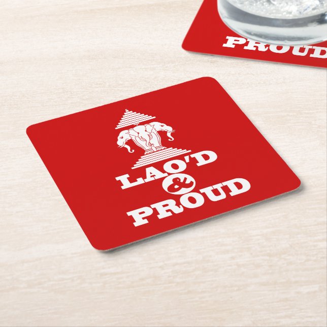 LAO'D & PROUD UNDERLÄGG PAPPER KVADRAT (Vinklad)
