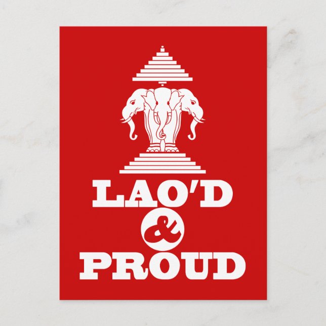 LAO'D & PROUD VYKORT (Framsida)
