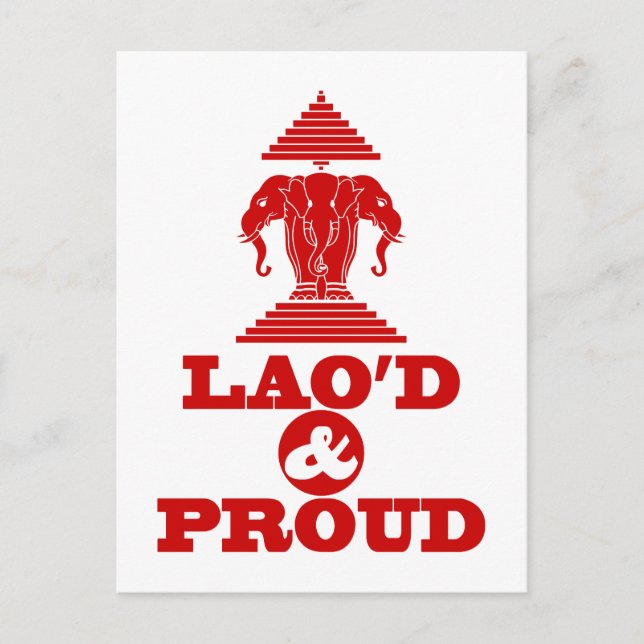 LAO'D & PROUD VYKORT (Framsida)