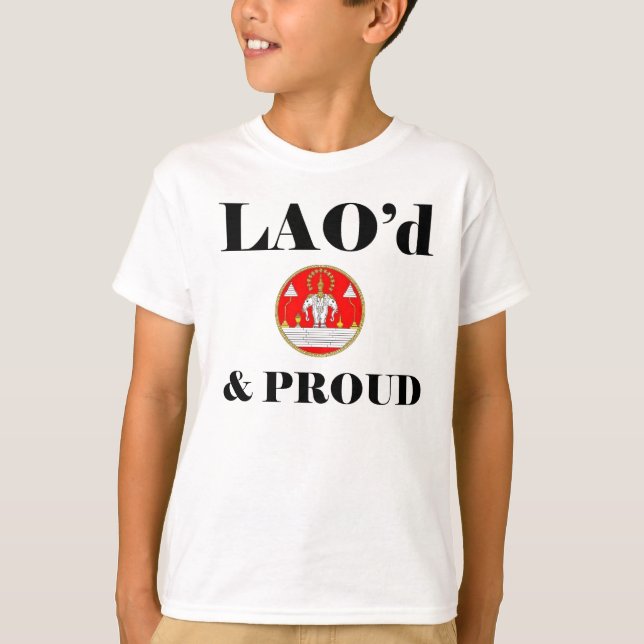 LAO'd & STOLT ungeT-tröja T Shirt (Framsida)