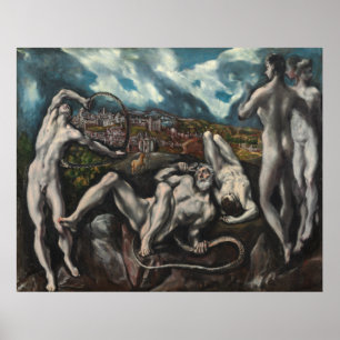 Laokoon av El Greco Poster