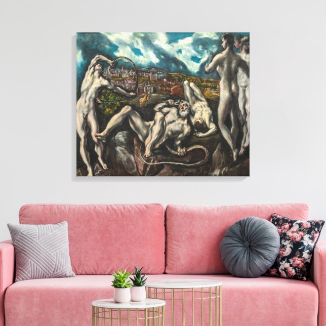 Laokoon | El Greco | Canvastryck (Insitu (Vardagsrum))