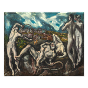 Laokoon El Greco Fototryck