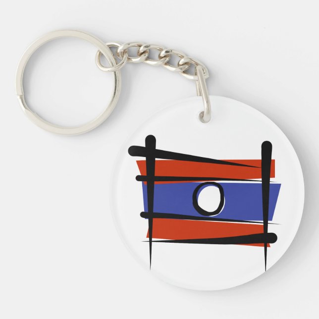 Laos borstar flagga (Framsidan)