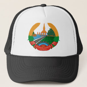 laos emblem truckerkeps