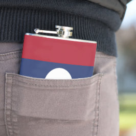 Laos flagga fickplunta