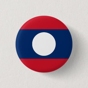 Laos Flagga Knapp