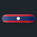 Laos Flagga Mini Skateboard Bräda 18,5 Cm<br><div class="desc">Patriotisk flagga av Laos.</div>