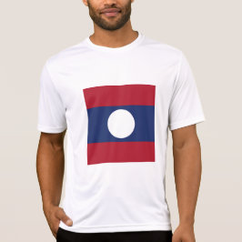 Laos flagga t shirt