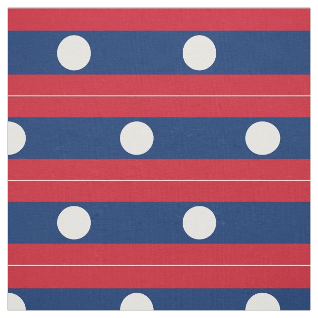 Laos flagga tyg (Provkarta)
