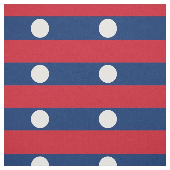 Laos flagga tyg (Provkarta)
