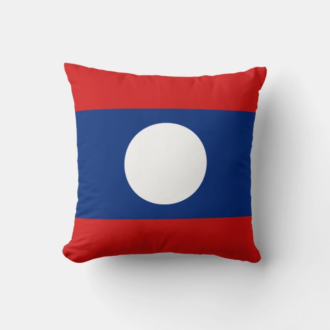 Laos Flagga x Flagga Pillow Kudde (Framsida)