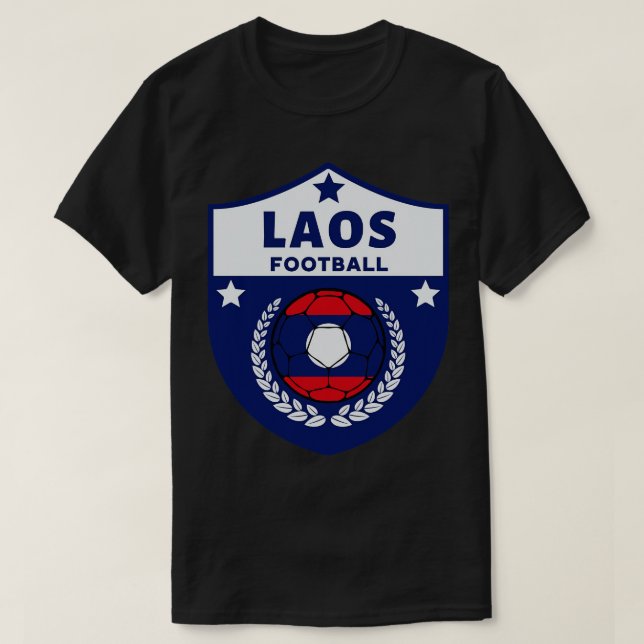 Laos Football T Shirt (Design framsida)