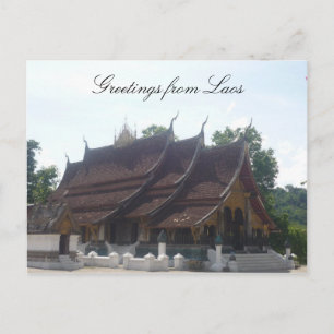 laos hälsning vykort