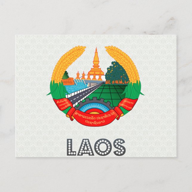 Laos Jackande av Arm Vykort (Framsida)