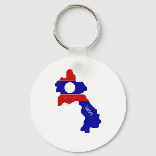 Laos Keychain Nyckelring