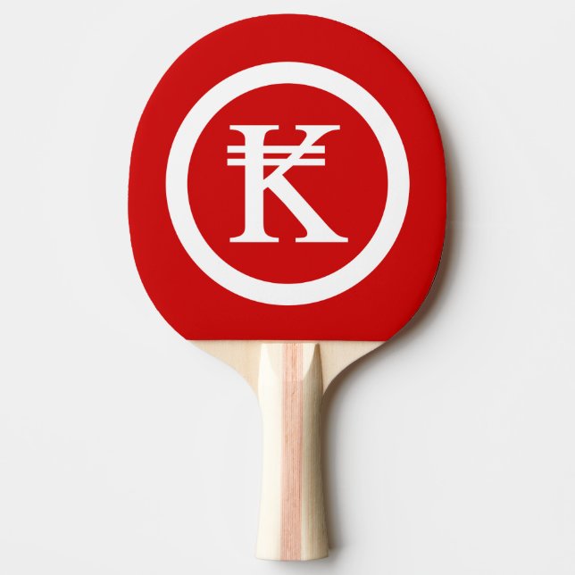 Laos Kip Lao/Laotian Money Sign Pingisracket (Framsidan)