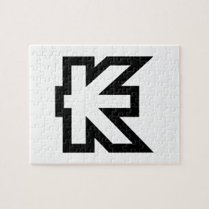 Laos Kip Lao/Laotian Money Sign Pussel
