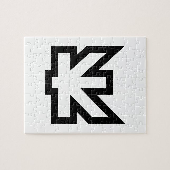 Laos Kip Lao/Laotian Money Sign Pussel (Horisontell)