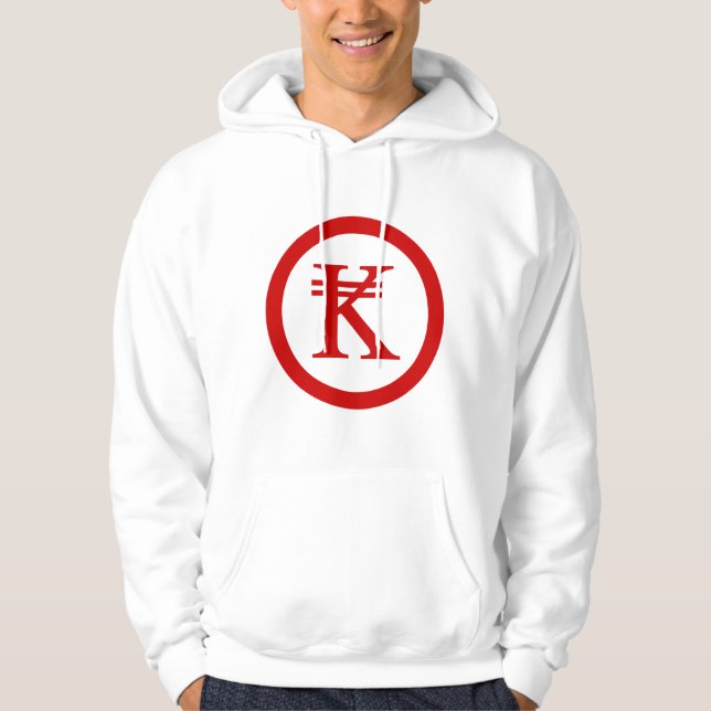 Laos Kip Lao/Laotian Money Sign Sweatshirt Med Luva (Framsida)