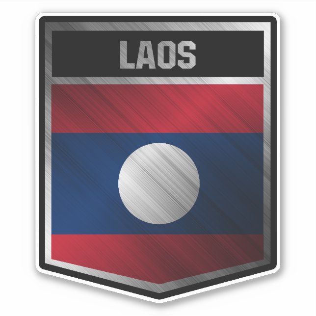 Laos Klistermärken (Framsida)