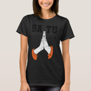 Laos Lao Laotian Flagga Proud Sa Tu Händer Blsed P T Shirt