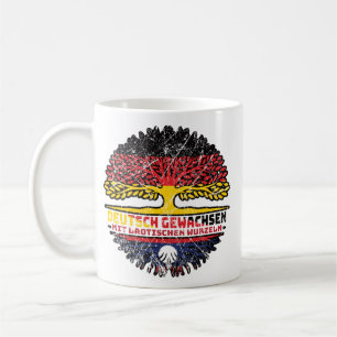 Laos Laotisch Deutsch Deutschland Baum Wurzel Kaffemugg